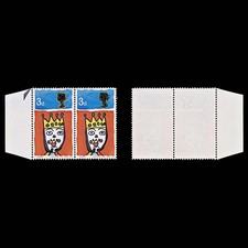8844: GB SG713c 3d Missing T 1966 Mint MNH C£25