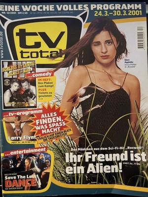 TV Total 2001 TV Zeitschrift Shiri Appleby Angelina Jolie Tom Hanks Poster Crowe