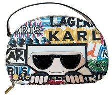 KARL LAGERFELD PARIS White Scribble Graffiti ...