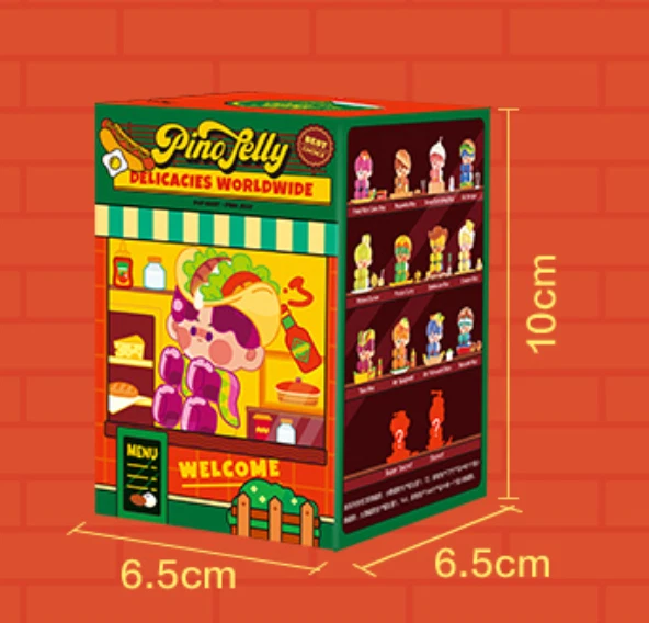 PINO JELLY DELICACIES WORLDWIDE Series 100%AUTHENTIC Blind Box Figures toy! - Image 4 of 4