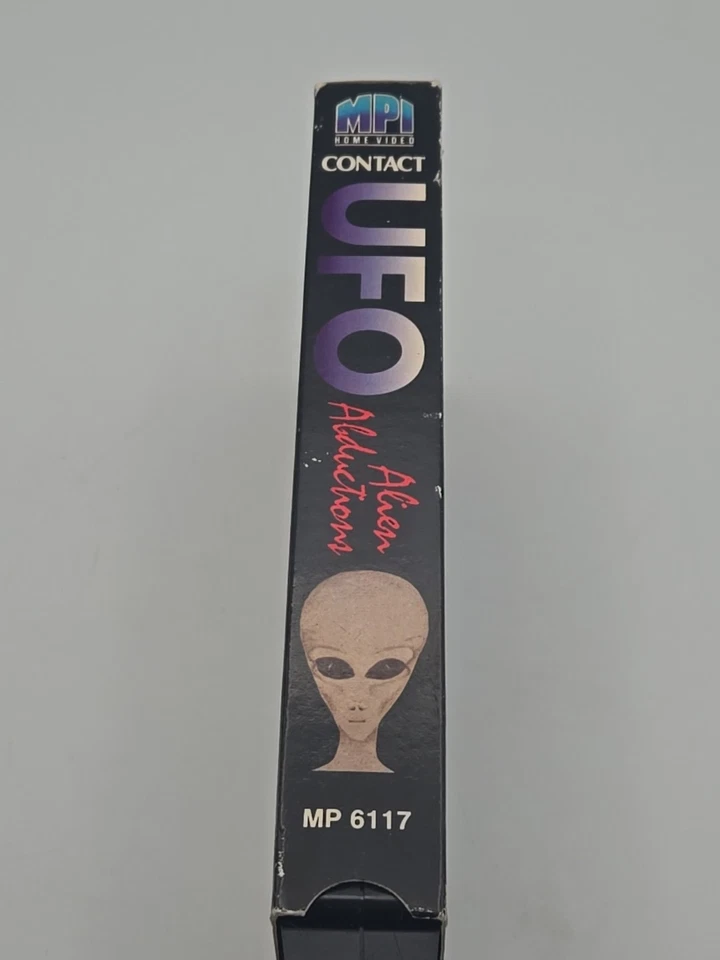 CONTACT UFO ALIEN ABDUCTIONS (VHS DOCUMENTARY) JOHN MACK BUD HOPKINS RARE  - Image 2 of 4
