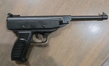 Vtg Break Top Pellet Pistol Works Fine Black Pre-owned RIFLED ACCURATE