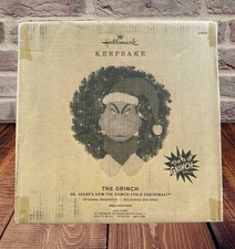 2024 Hallmark THE GRINCH Dr Seuss How The Grinch Stole Christmas WREATH
