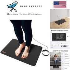 Indoor Grounding Mat for Sleep Pain Relief Energy Wellness with 15ft Cord