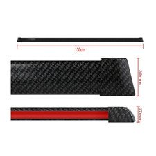 LED Car Spoiler Lip Trim Carbon Fiber Style Universal Fit for Most Vehicles USA