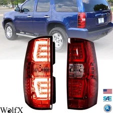 For 2007-2013 Chevy Suburban 1500/2500 Tail Lights LED Sequential Rear Lamp