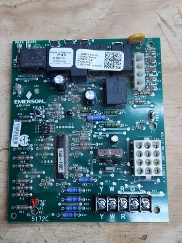 Emerson Furnace Control Board CNT07541, D345780P01, 50M56-495-03 Used