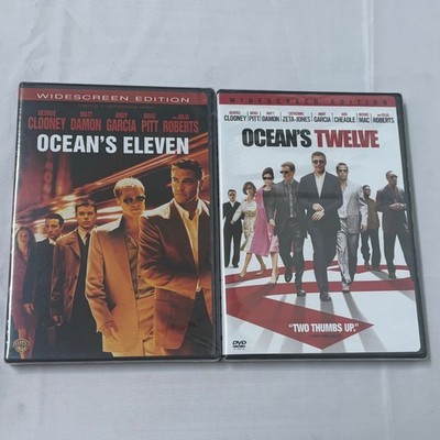 Ocean's Eleven/Ocean's Twelve Set (DVD)(2001-2004) Featuring: Brad Pitt