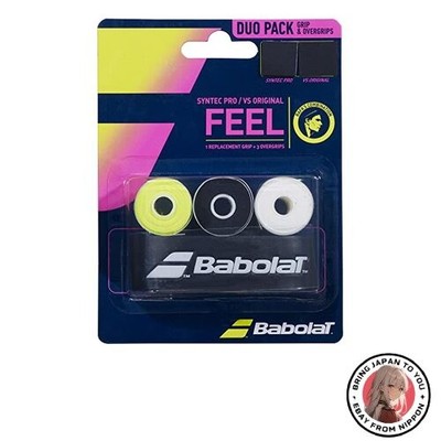 New Babolat Tennis Grip Tape Grip Pack Syntech Pro + VS Original RAFA 670071