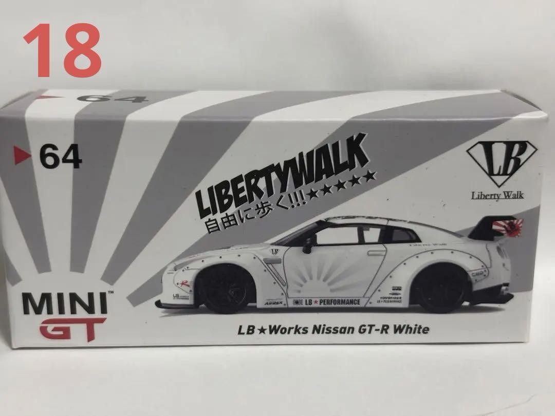 Minigt Lb Works Nissan Gt-R White 1/64 | eBay