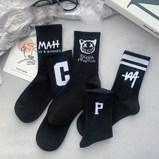 5pairs of funny couple socks graffiti little devil personality socks couple