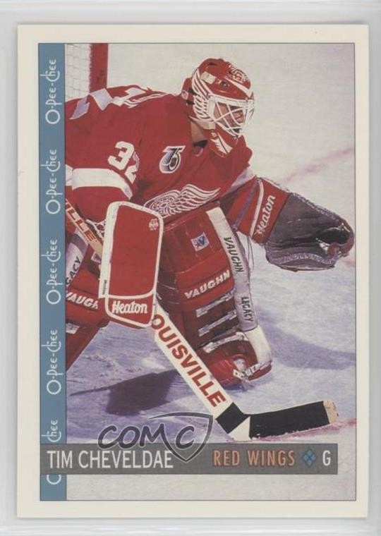 1992-93 O-Pee-Chee Tim Cheveldae #128 2ta