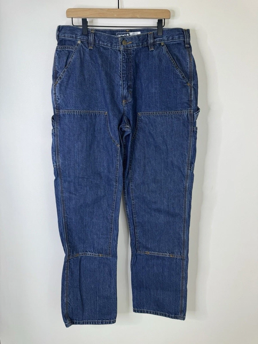 Carhartt Double Knee Jeans In Men's Jeans for sale | eBay
