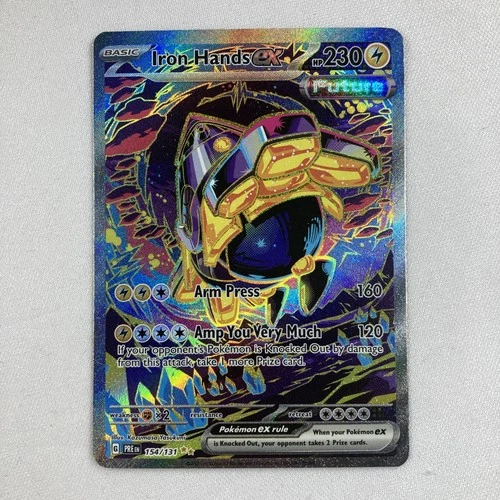 Iron Hands ex 154/131 Prismatic Evolutions Special Illustration Pokemon NM/MINT