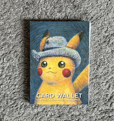 Card Wallet Pokemon Postkarten Set Van Gogh Museum Rar Limited Edition
