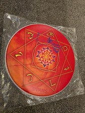 TOOL Danny Carey SIGNED Drumhead 14 Orange Be...