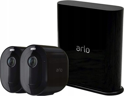 2 x Arlo Pro 3 WLAN VMC4040P Bullet-Kamera + VMB4540 Basisstation keine batterie