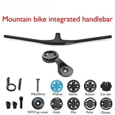 28.6mm MTB Bicycle Integrated Carbon Handlebar 13° for Cross-country/enduro Bike