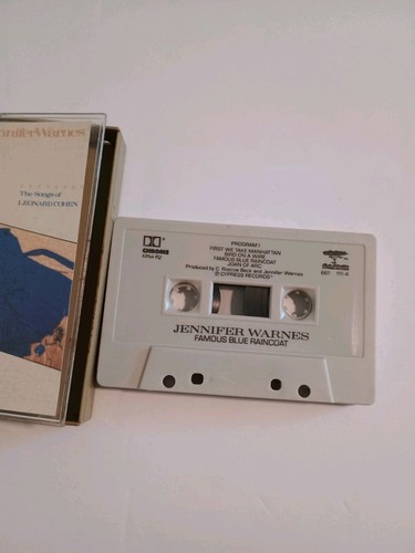 JENNIFER WARNES "FAMOUS BLUE RAINCOAT" Cassette Tape The Songs of Leonard Cohen - Picture 3 of 4