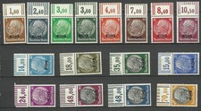 Timbres France 1940 Alsace occupation Allemande Yvert N°1 à 16 neufs** MNH