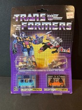 Vintage G1 Sealed Transformers DECEPTICON FRENZY & LASERBEAK-1984