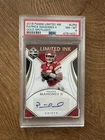 2019 Panini Limited Ink Patrick Mahomes II Gold Spotlight Auto #LIPM /7 PSA 8