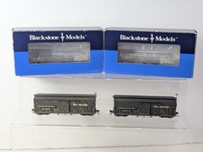2x HOn3 Blackstone Models D&RGW 30ft Stock Cars-Weathered-B340227W. & B340230W.