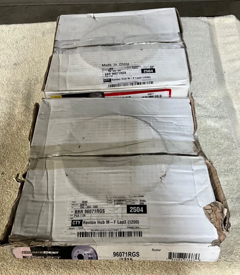 (2) ROTORES DELANTEROS DE HIERRO FUNDIDO BEST SELECT FRENO NISSAN 240SX, 96071RGS, NIOB Foto 3 de 4