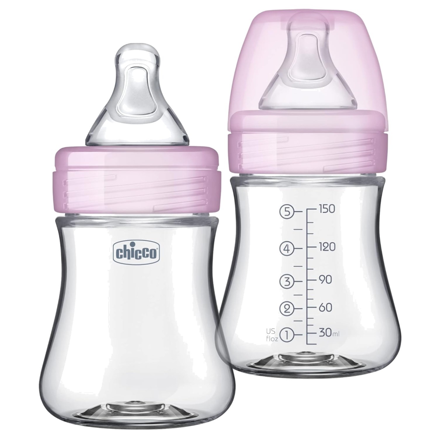 - Clear/pink With Intui-latch Nipple, 2 Pack