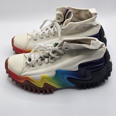 Converse Run Star Motion Pride Platform High Top Shoes Women s 11 Men s 9.5