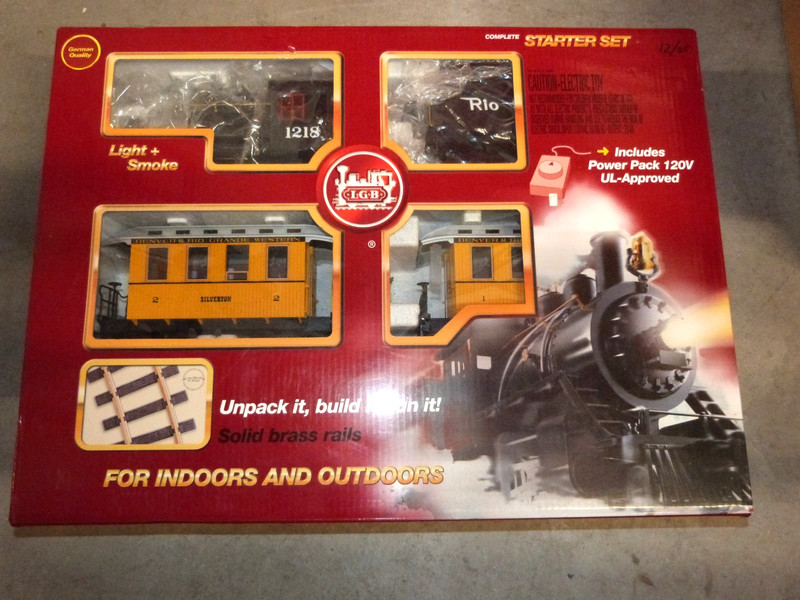 G Scale LGB D&RGW Steam Passenger Set 72324
