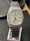 Timex Automatic Men's Watch Water Resistant Silver Metal Band Analog Date Dial