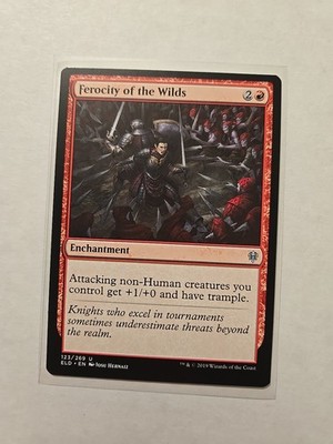 Ferocity of the Wilds - Throne of Eldraine - LP - Uncommon - Enchantment 