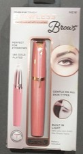 New Finishing Touch Flawless Brows PINK 18K Gold Plated Built in Light