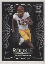 2021 Leaf Trinity Box Black Silver 2/5 Rashod Bateman #RB-16 0s1n