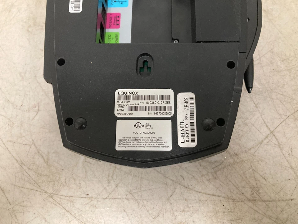 Equinox L5300 Payment Terminal Credit Card Reader – Untested - Image 4 of 4