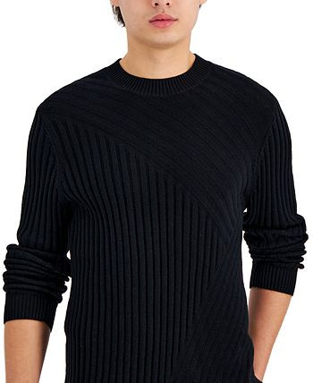 INC Men's Tucker Crewneck Sweater Black Size Medium - Picture 3 of 3