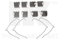 NK ZubehöRsatz Scheibenbremsbelag 7945289 FüR Toyota Corolla Avensis Compact 12V