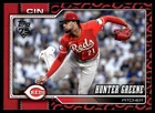 2026 Topps Series 2 TEAM LOGO Border Hunter Greene Reds #382 C68