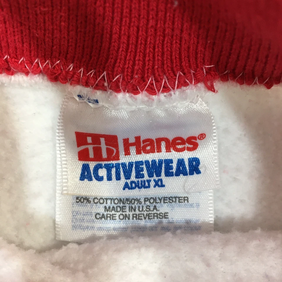 Sudadera De Colección Años 80 ROOSTER BARN Country TREE Pájaro Rojo Cardinal Delantera Trasera 50/50 Foto 3 de 4