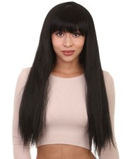 Long Straight Cosplay Horror Ghostly Halloween Wig Multiple Colors