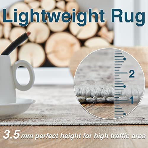 Runner Rug 2x5 Washable Rug Area Rug Vintage Hallway Indoor Floor Mat