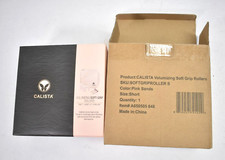 Calista Volumizing Soft Grip Rollers Pink Sands Pixie Short 18 Rollers Set