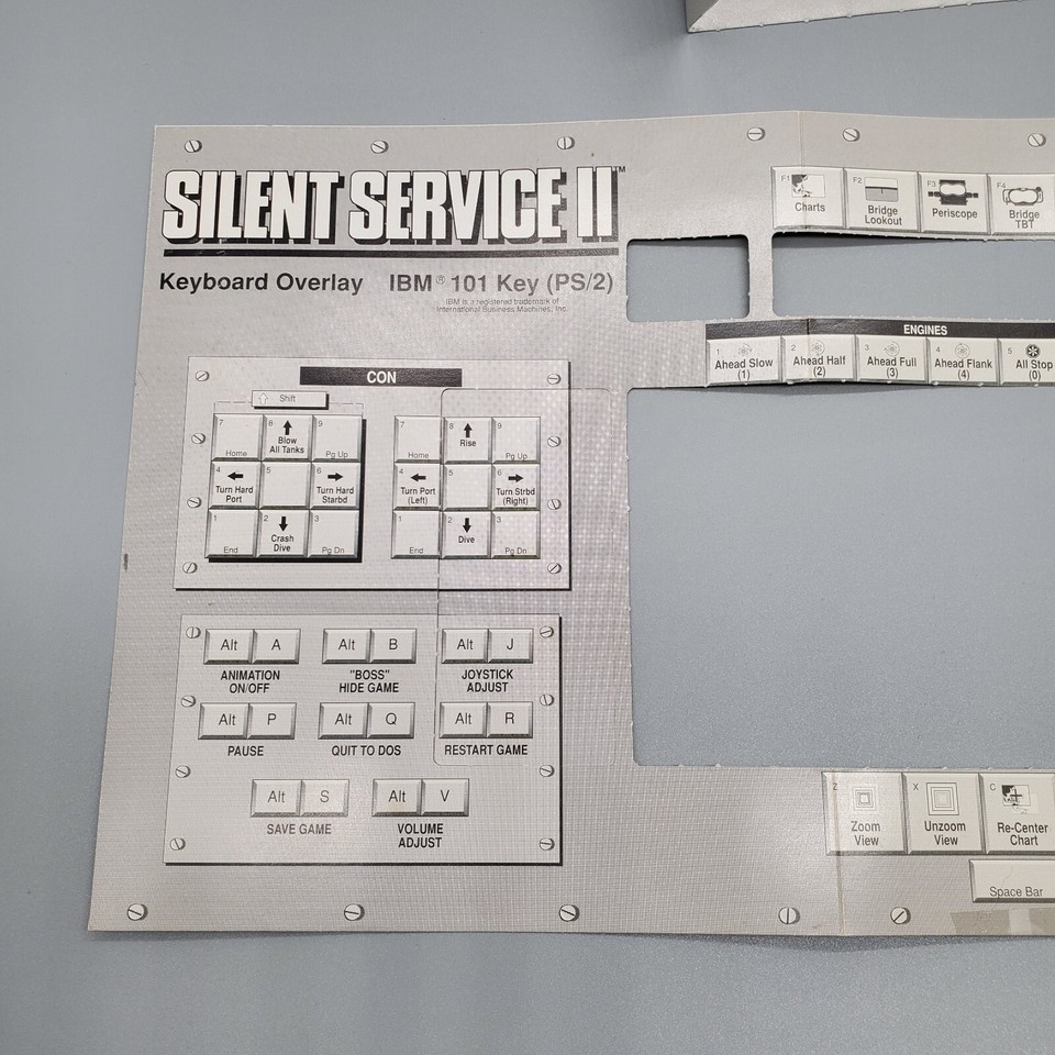 Silent Service (MicroProse) - NEC PC-98 / IBM PC - Big Box Japon - Édition Complète
