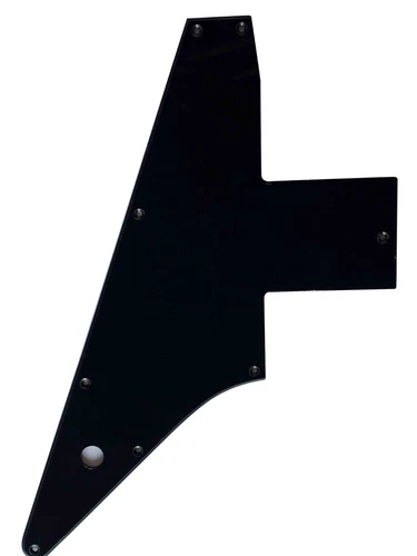 Pickguard For Gibson Explorer 76 Reissue Style Guitar-1-Ply-BLACK