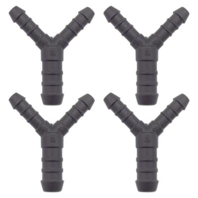 4 x YOU.S Original Schlauchverbinder Zwischenstück RGV Ø 8x12x8 mm - Y Form