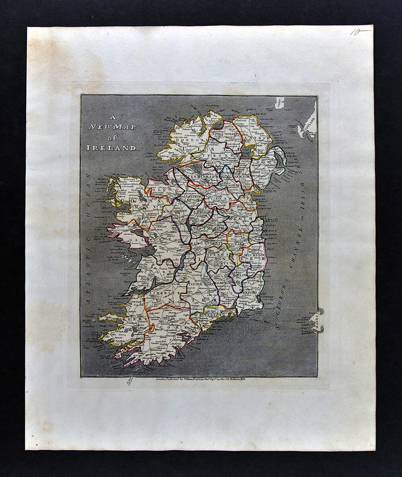 1812 Darton Union Atlas Map Ireland Dublin Belfast Cork Louth Limerick Galway - Image 2 of 4