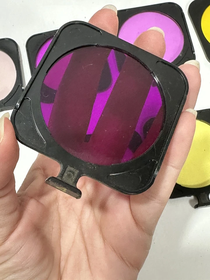Vtg Kodak Polycontrast Filter Kit Camera Filters Total 8 Filters See Photos - Image 2 of 4