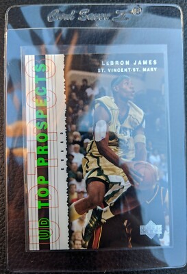 upper deck lebron james top prospect