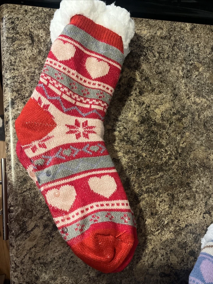 Calcetines de piel de corazón  Foto 2 de 3